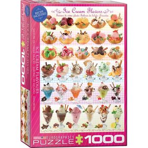 Eurographics Ice Cream Flavours 1000pcs Legpuzzel 1000 stuk(s) Eten & drinken