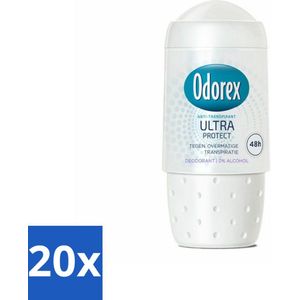 Odorex Deodorant Roller Ultra Protect 50 ml - Bulkverpakking - 20 stuks