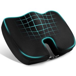 Azomor® Ergonomisch traagschuim zitkussen voor optimaal comfort en ondersteuning