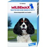 Milbemax Hond Ontwormingsmiddel Small 2 tabletten