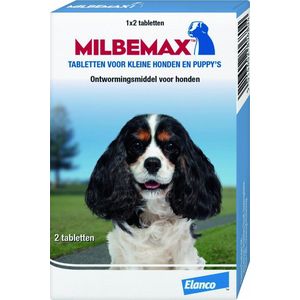Milbemax Hond Ontwormingsmiddel Small 2 tabletten