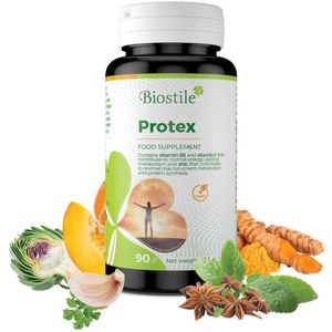 Biostile – Protex – Capsules met geconcentreerde Kruidenextracten – Vitamine B6 - Vitamine C - 30 Capsules