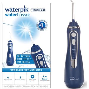 Waterpik Cordless Advanced WP 563 - Flosapparaat - Blauw