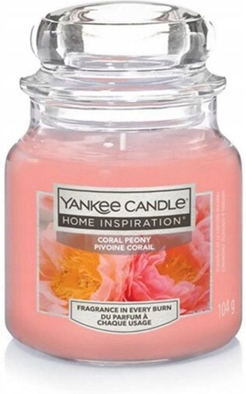 Geurkaars - Coral Peony - 104g - Sfeervol Huisparfum