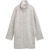 Tom Tailor Denim - Lange Jas - Mêlee - Regular Fit - Opstaande Kraag