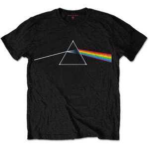 Pink Floyd Heren Tshirt -XL- Dark Side Of The Moon Album Zwart
