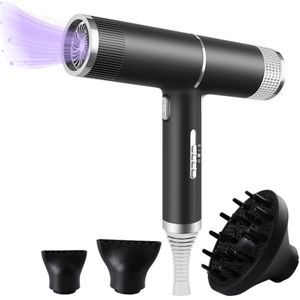 BlowSense T-Power - Föhn met diffuser - Ionentechnologie - Stil/Krachtig/Effectief - Haardroger - Antraciet