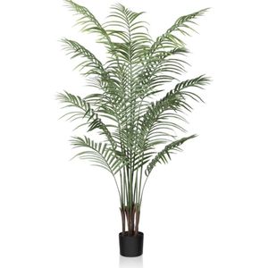 Kunstpalm, 150 cm, grote kunstplant in pot, kunststof palm, ziet eruit als een echte plant, decoratie voor woonkamer, balkon, slaapkamer, kantoor, cadeau voor een housewarming (1 stuks)