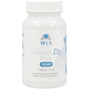 WLS Vegan Vitamine D3 softgel-capsules 60 st