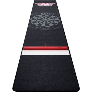 Carpet Dartmat + Oche 300x95cm - Black - Bulls