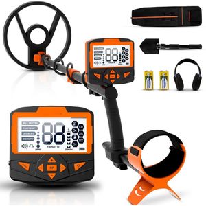 Metaaldetector - Metaaldetector voor kinderen - Vestelbare hoogte - Professionele metaaldetectors - Inclusief schep, koptelefoon & batterijen - Perfect voor het strand of het bos!