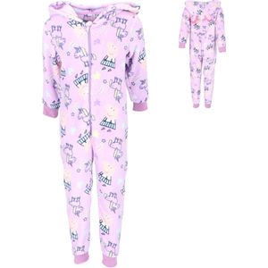 Paarse Onesie - Huispak - Onesie mannen - Onesie Vrouwen - Maat XL