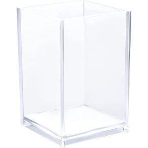 Acryl Pennenhouder Make-up Borstel Houder - Heldere Clear Pen Holder - Bureau Accessoires - Organisator voor Bureau - Make-Up Borstel - 10x65x65cm .