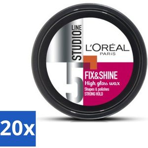 L'Oréal Studio Line Fix & Shine Shining Wax 75 ml - Bulkverpakking - 20 stuks
