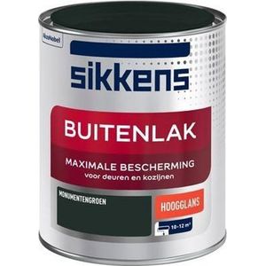 Sikkens Buitenlak - Hoogglans - Monumentengroen - 750 ml