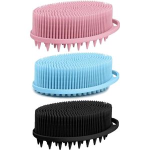 Goodivery ® Multifunctionele Siliconen Douche- en Reinigingsborstelset voor Hoofdhuid en Lichaam