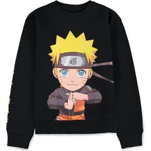 Naruto - Naruto Hand Sign Sweater/trui kinderen - Kids 170 - Zwart
