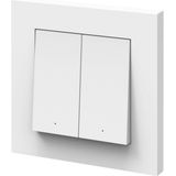 OSRAM - SMART+ WiFi-wandschakelaar - Wit - 2 Knoppen - Oplaadbaar via USB-C