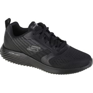 Skechers Bounder Verkona 232004-BBK, Mannen, Zwart, Sneakers, maat: 42,5