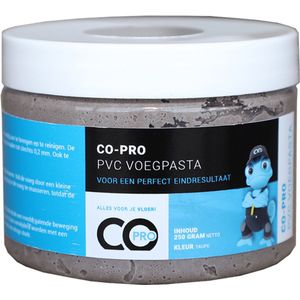 Co-pro Voegpasta voor verlijmde PVC vloeren kleur (TAUPE)- Kant en klaar- 250gram