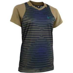 Ion Scrub Korte Mouw Wielertrui Groen,Blauw M Vrouw