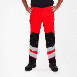 Engel Safety - 2544-314 - Werkbroek - Hi-vis Red / Black