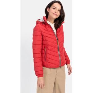 camel active Gewatteerd jack van gerecycled polyester - Maat womenswear-46 - Rot