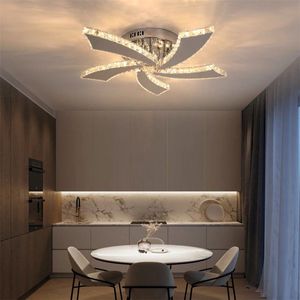 5 Ster Plafondlamp - Crystal Plafondlamp - Moderne Chroom Lamp - Warm Wit - Keuken Lamp - Woonkamerlamp