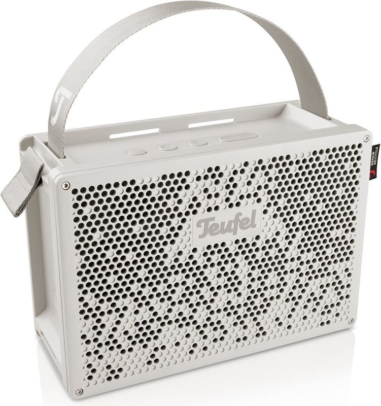 Teufel MYND - Portable Bluetooth Stereospeaker - Waterdicht IPX67 - Wit - Tot 42 Uur Batterij