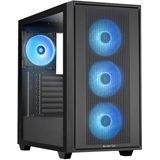 Chieftec - Hunter 3 - Midi Tower Behuizing - Zwart - Ondersteunt 360 mm Radiatoren en 425 mm GPU's