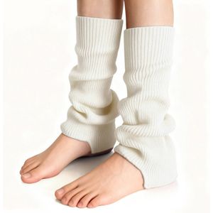 Warme herfst- en wintersokken - 35-40 cm - wijde sokken - warme beenwarmers voor dames in de herfst en winter - gepersonaliseerde sokken met inkeping - sokken met een middelhoge pijp - herfst- en winterbenodigdheden