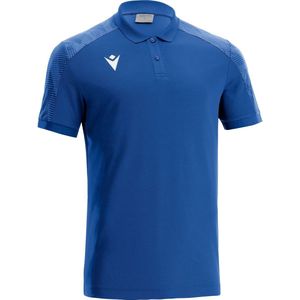 Macron Excellence Rock Polo Heren - Royal | Maat: XXL