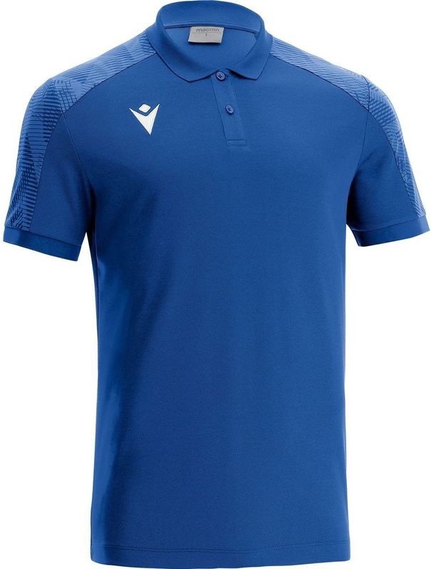 Macron Excellence Rock Polo Heren - Royal | Maat: 3XL