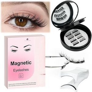 Equivera Magnetische Wimpers - Magnetische Wimpers - Magnetische Wimpers met Applicator - Herbruikbare Magnetische Wimpers - Nep Wimpers - Nep Wimpers Set - Fake Magnetic Lashes - Wimper Extension - Fake Lashes Set