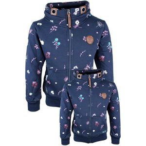 S&C Vestje Mother and me Bloem blauw Kids & Kind Meisjes Blauw - Maat: S