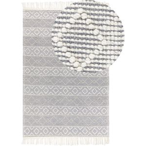 TONYA - Modern vloerkleed - Grijs - 160 x 230 cm - Wol
