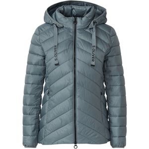 s.Oliver RED LABEL - Gewatteerd Jack - Shaped Fit - Effen - Met Labelprint