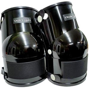 Kniebeschermer voor bouw en outdoor - Robuust en waterdicht in zwart - Extreem belastbaar - Comfortabele binnenbekleding