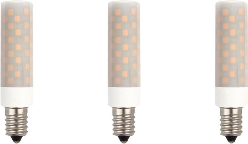 SPL - E14 LED Lamp - Dimbaar - Neutraal Wit - 6W - 660 Lumen - LED Buislamp T18 - Opaal - 3 Stuks