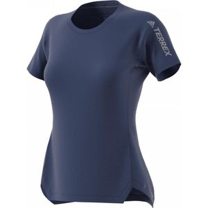 adidas Performance W Agr Alla Tee T-shirt Vrouwen blauw S.