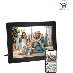 LifeStages Digitaal Fotolijstje - 10 Inch IPS Touchscreen - 32 GB - Zwart
