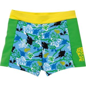 BECO zwembroek - boxer - Sealife - SPF 50+ - blauw/groen - maat 104