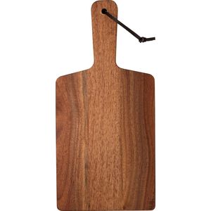 Serveerplank met handvat - Tapasplank - Borrelplank - Houten - Serveerplateau - Hapjes - 38 cm x 18 cm
