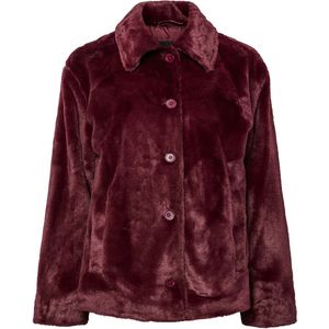 Pieces - Pcrobyn Jacket 17153567 - Damesjas - Tawny Port - Regular Pasvorm