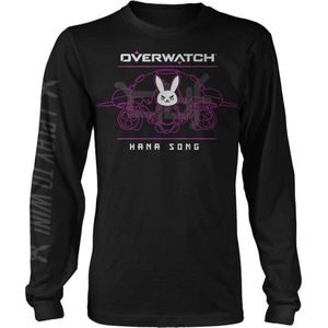OVERWATCH - Battle Meka D.VA T-Shirt met lange mouwen  (XL)