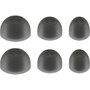Ibley Siliconen oortips voor Bowers & Wilkins Pi5 (S2) & Pi7 (S2) zwart - Siliconen Earplug - S/M/L formaat - 3 paar - 3 maten - B&W Pi5 (S2) oortips - B&W Pi7 (S2) oortips