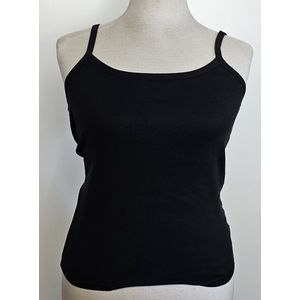 3 pack Fruit of the Loom - Lady-Fit - Spaghettitops – Zwart – Maat XL