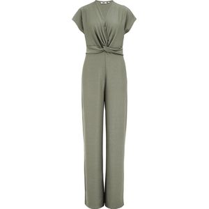 WE Fashion Dames jumpsuit met structuur