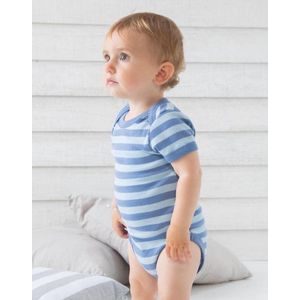 Baby rompertje gestreept 3-6 maanden blauw