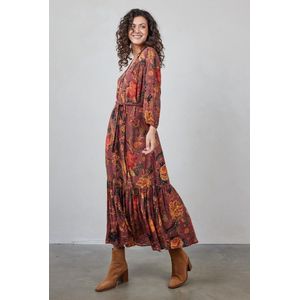 DIDI Dames Dress Vidal Red Woodland print maat 42